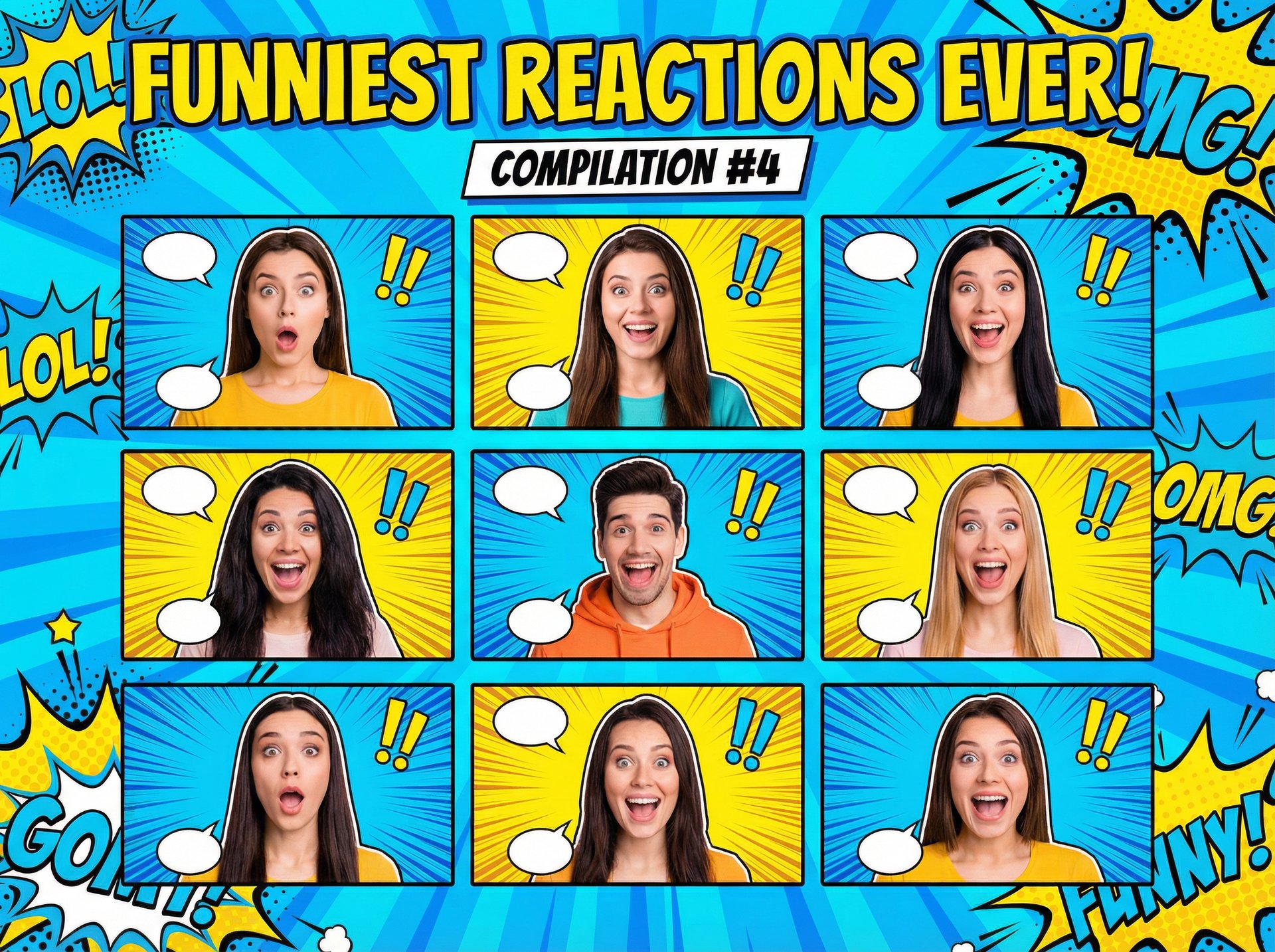 人兽搞笑反应视频合集